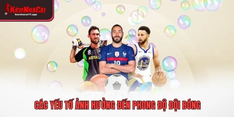 Các yếu tố ảnh hưởng đến phong độ đội bóng