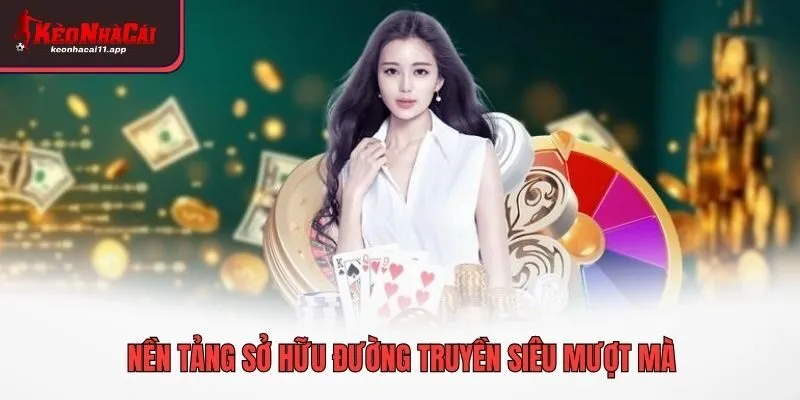 Nền tảng sở hữu đường truyền siêu mượt mà