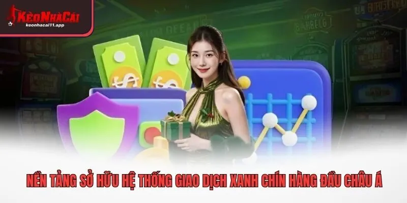 Nền tảng sở hữu hệ thống giao dịch xanh chín hàng đầu Châu Á