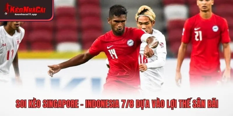 Soi kèo Singapore - Indonesia 7/8 dựa vào lợi thế sân bãi